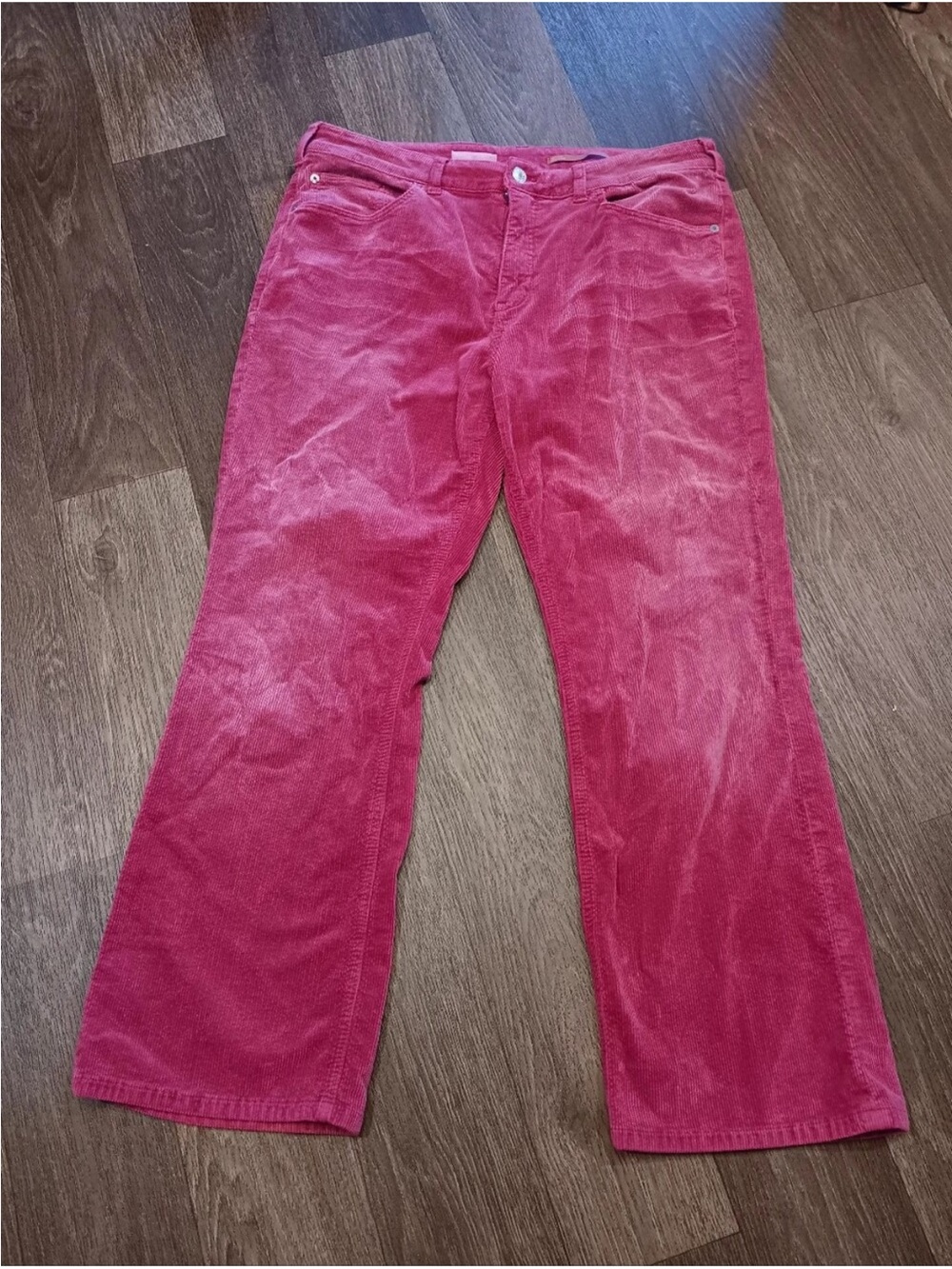 Pilcro Pink Corduroy Jeans